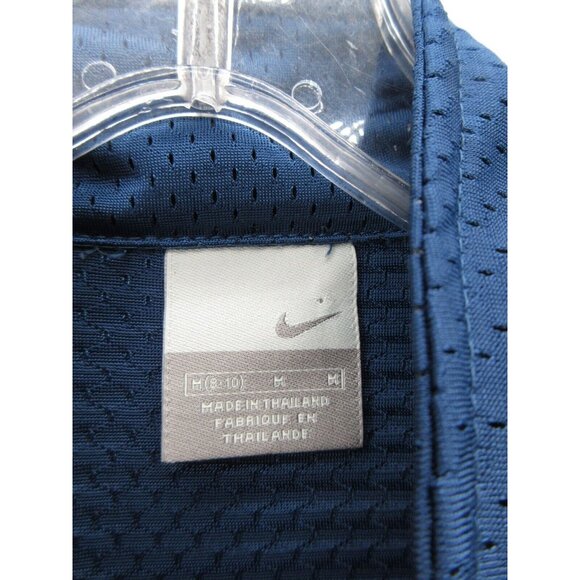 VINTAGE Nike Jacket Boys Kid Medium Track Coat Warm Up Soccer Mesh Full Zip - Picture 9 of 11
